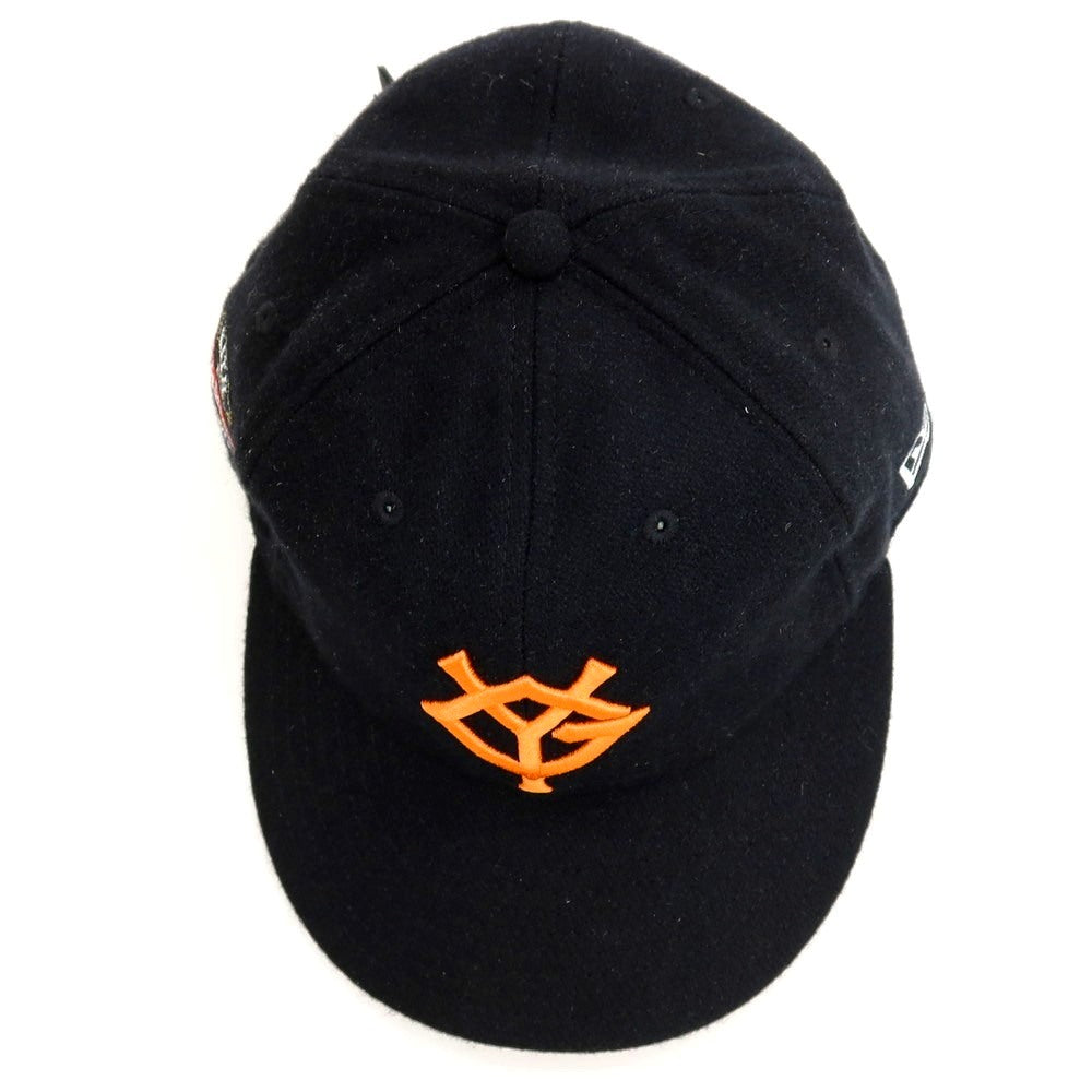 【中古】キス KITH × NEW ERA × 読売ジャイアンツ ベースボールキャップ 帽子 ブラックxオレンジ【 状態ランクA 】【 メンズ 】