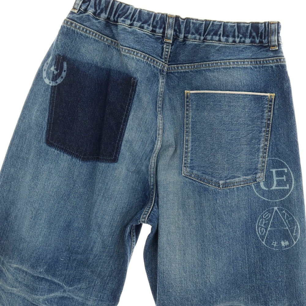 【中古】ユニフォームエクスペリメント uniform experiment × GrowthRing & Supply 2026年春夏 コットン イージーデニムパンツ ジーンズ ブルー【サイズ3】【 状態ランクA 】【 メンズ 】