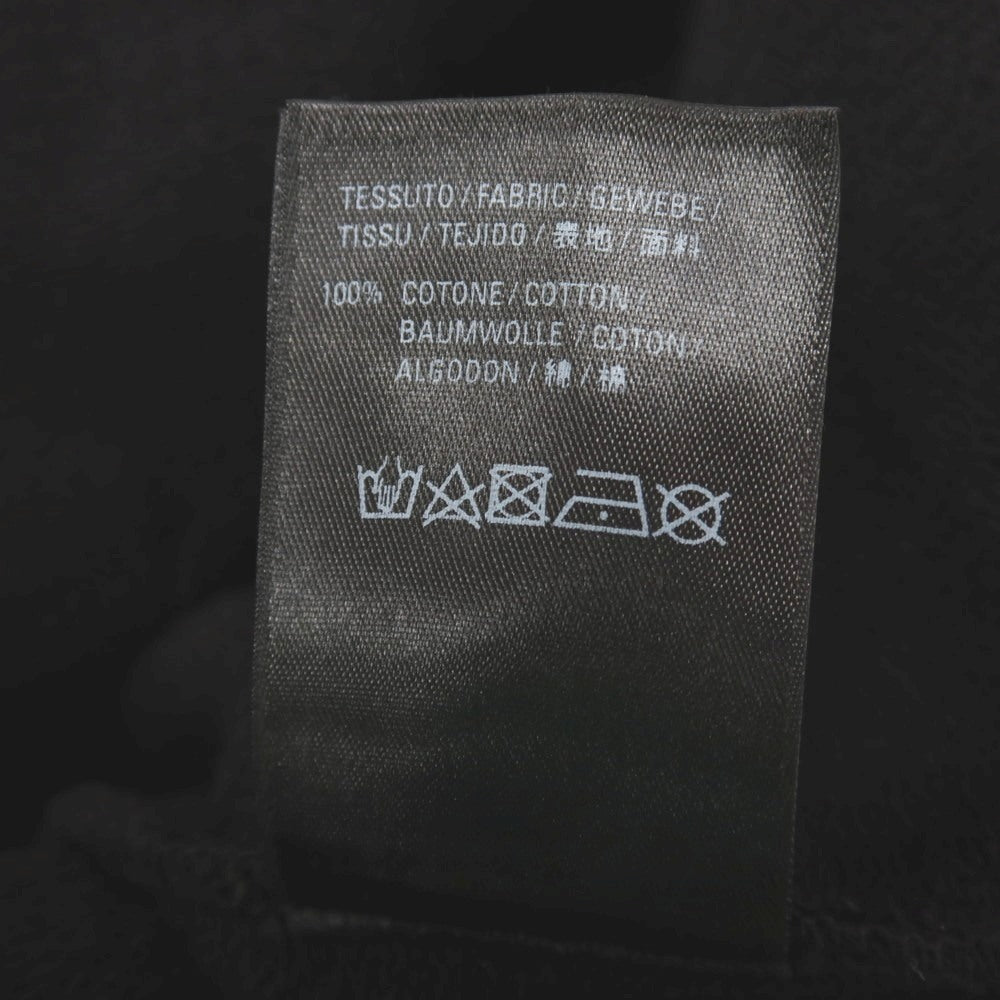 【中古】バレンシアガ BALENCIAGA WARDROBE コットン プルオーバー パーカー ブラック【サイズL】【 状態ランクA 】【 メンズ 】