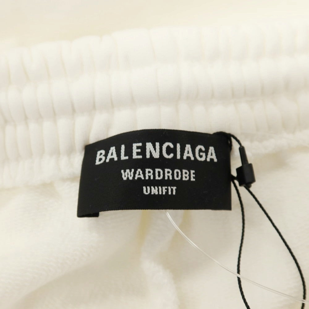 【SALE10%OFF/返品不可】【中古】【未使用】バレンシアガ BALENCIAGA WARDROBE UNIFIT コットン スウェット ショートパンツ ホワイト【 サイズS 】【 状態ランクS 】【 ユニセックス 】