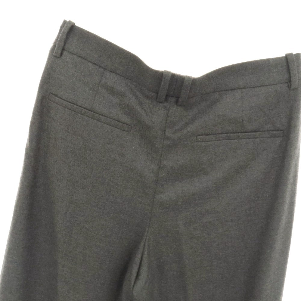 【中古】【未使用】サンローラン SAINT LAURENT カシミヤ ドレススラックスパンツ グレー【サイズ48】【 状態ランクS 】【 メンズ 】