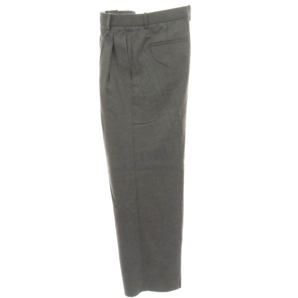 【中古】【未使用】サンローラン SAINT LAURENT カシミヤ ドレススラックスパンツ グレー【サイズ48】【 状態ランクS 】【 メンズ 】