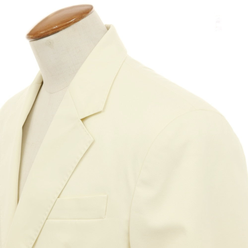 【SALE30%OFF/返品不可】【新品アウトレット】ディースクエアード DSQUARED2 CAPRI ツイルコットンポリウレタン 2つボタンスーツ セットアップ アイボリー【 サイズ46 】【 状態ランクN- 】【 メンズ 】