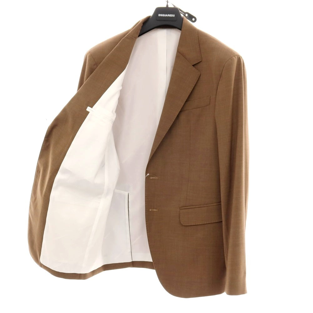 【新品アウトレット】ディースクエアード DSQUARED2 CIPRO ウール 2つボタンスーツ ブラウン【サイズ50】【 状態ランクN- 】【 メンズ 】