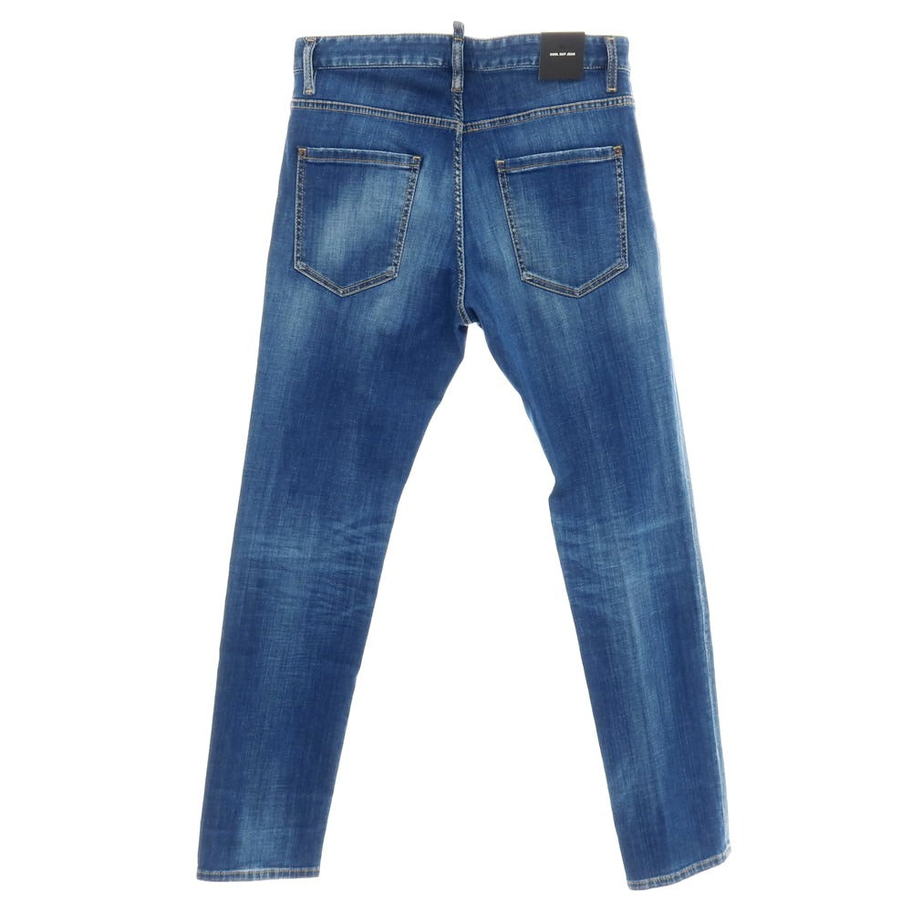 【新品】ディースクエアード DSQUARED2 COOL GUY JEAN ストレッチ コットン デニムパンツ ジーンズ ブルー【サイズ46】【 状態ランクN 】【 メンズ 】