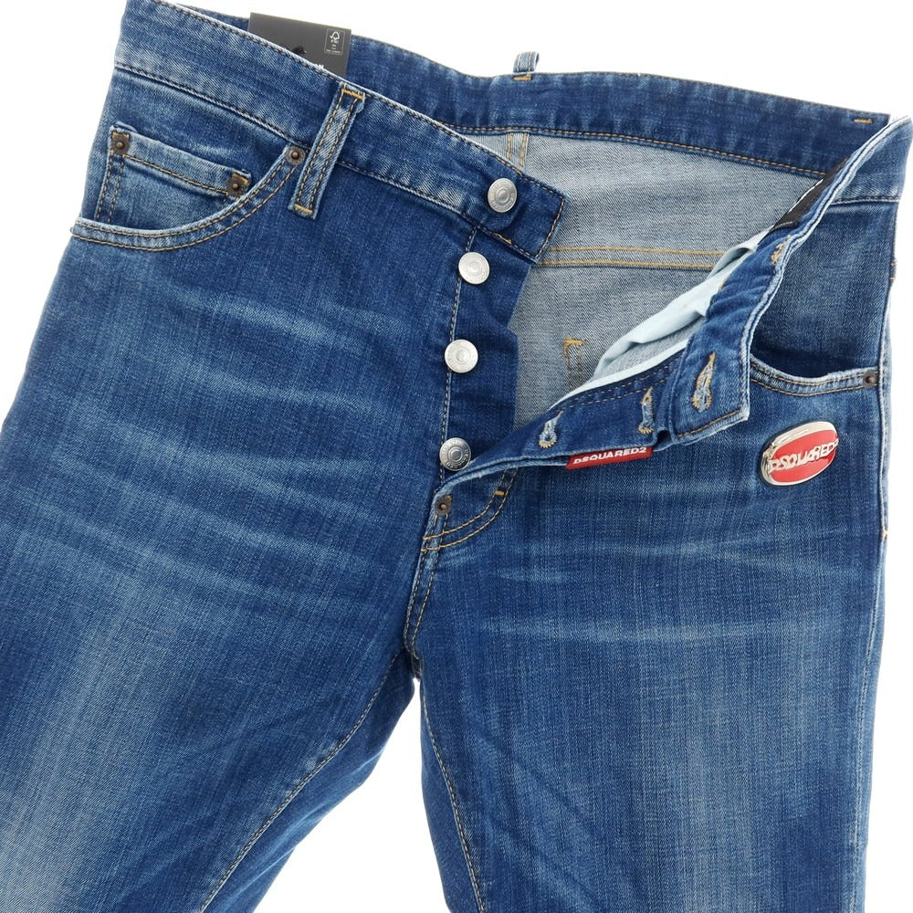 【新品】ディースクエアード DSQUARED2 COOL GUY JEAN ストレッチ コットン デニムパンツ ジーンズ ブルー【サイズ48】【 状態ランクN 】【 メンズ 】