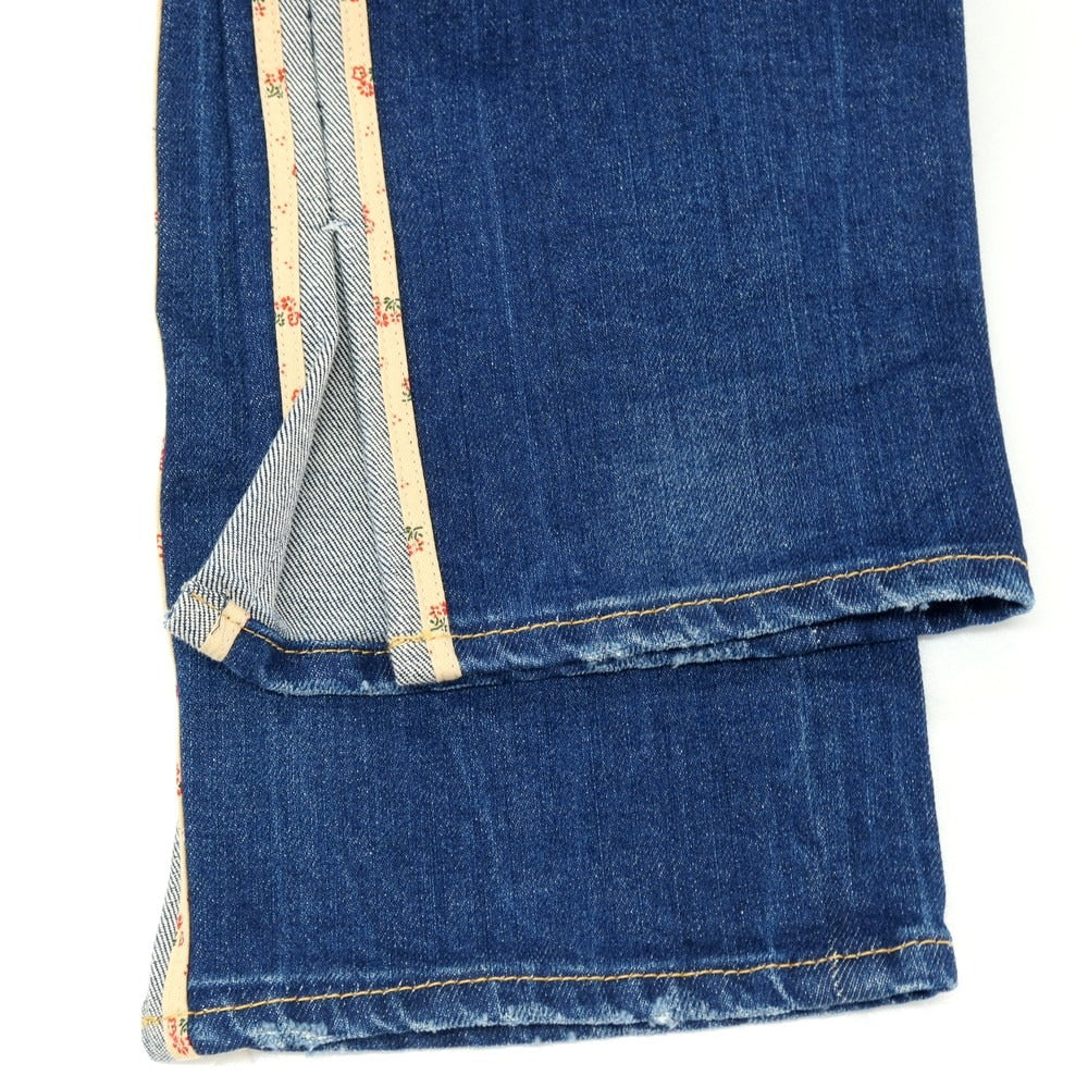 【新品】ディースクエアード DSQUARED2 642 JEAN ストレッチ コットン バックレースアップ デニムパンツ ジーンズ ネイビー【サイズ42】【 状態ランクN 】【 メンズ 】