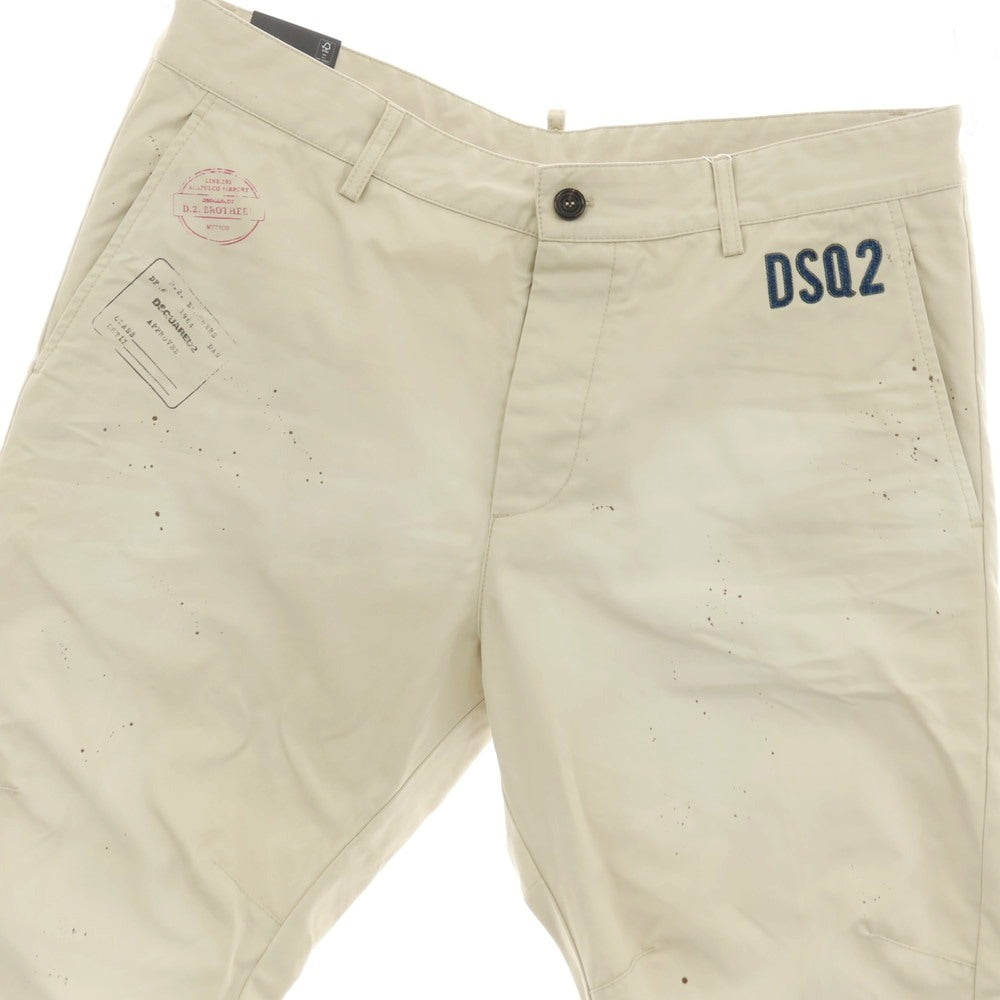 【新品】ディースクエアード DSQUARED2 SEXY CHINO PANT コットン チノパンツ S74KB0882 ベージュ【サイズ52】【 状態ランクN 】【 メンズ 】