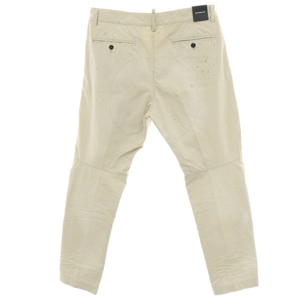 【新品】ディースクエアード DSQUARED2 SEXY CHINO PANT コットン チノパンツ S74KB0882 ベージュ【サイズ52】【 状態ランクN 】【 メンズ 】