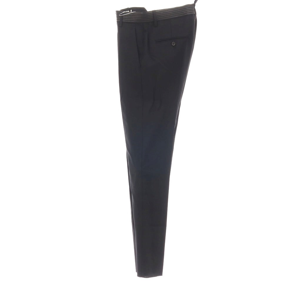 【新品】ディースクエアード DSQUARED2 CIGARETTE PANT ストレッチ ウール カジュアルスラックスパンツ ブラック【サイズ42】【 状態ランクN 】【 メンズ 】