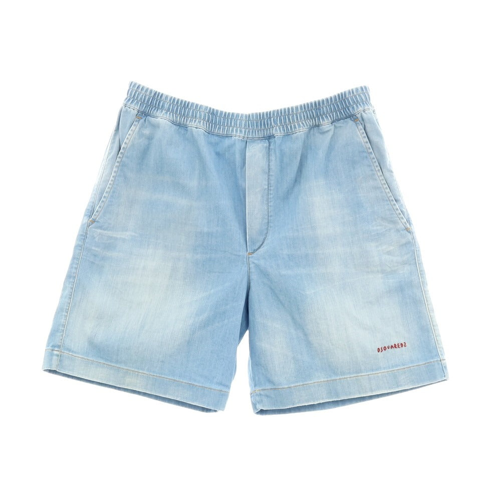 【新品アウトレット】ディースクエアード DSQUARED2 Boxer Short ストレッチ コットン ショートパンツ ライトブルー【サイズ46】【 状態ランクN- 】【 メンズ 】