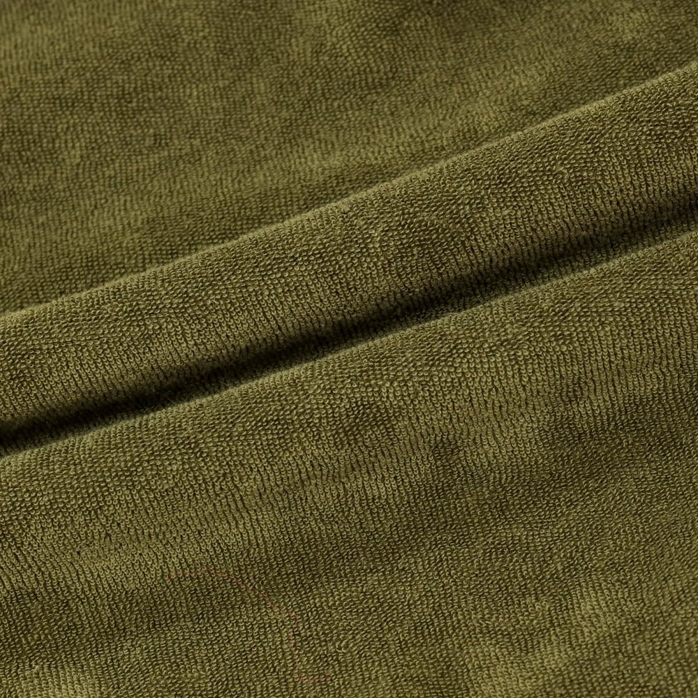 【新品】ザノーネ ZANONE コットン パイル プルオーバー パーカー オリーブ【サイズ48】【 状態ランクN 】【 メンズ 】