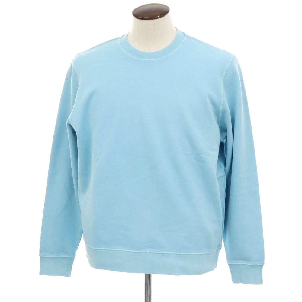 【SALE10%OFF/返品不可】【新品】ザノーネ ZANONE コットン クルーネック スウェット ライトブルー【 サイズL 】【 状態ランクN 】【 メンズ 】