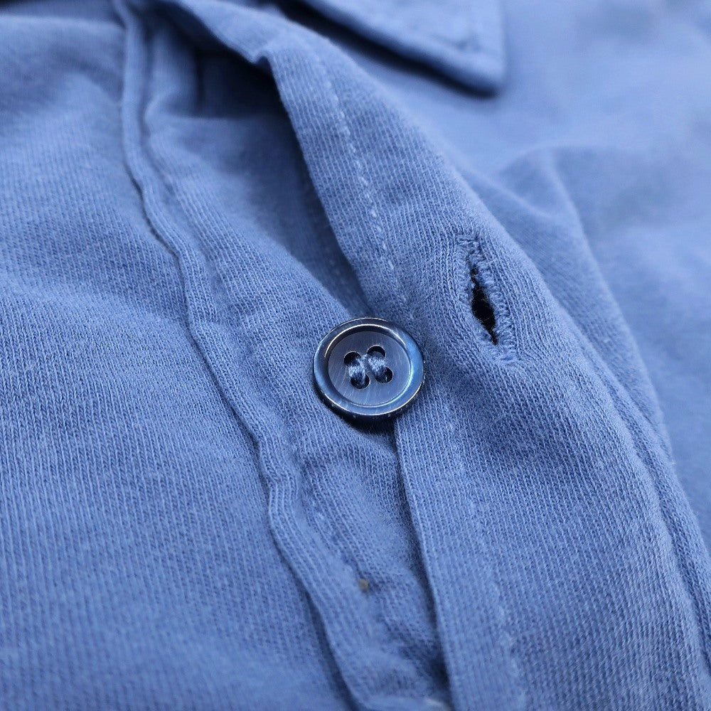 【新品】マジェスティック フィラチュール オム MAJESTIC FILATURES HOMME コットンポリウレタン 半袖ポロシャツ ブルー【サイズS】【 状態ランクN 】【 メンズ 】