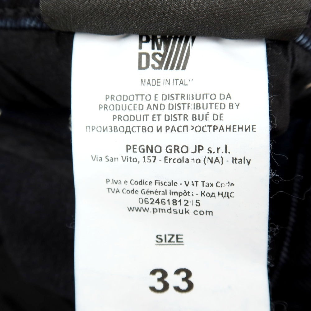 【新品】ピーエムディーエス PMDS 42-149PM PAUL ストレッチ コットン デニムパンツ ジーンズ ダークネイビー【サイズ33】【 状態ランクN 】【 メンズ 】