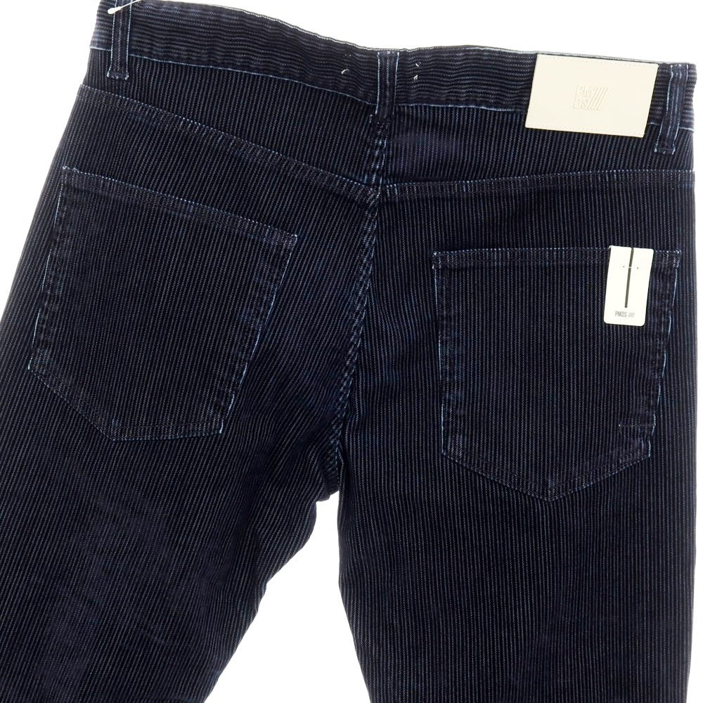 【新品】ピーエムディーエス PMDS 42-145PM GERARD ストレッチ コットン フロッキー デニムパンツ ネイビー【サイズ33】【 状態ランクN 】【 メンズ 】
