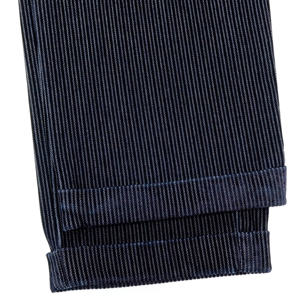 【SALE10%OFF/返品不可】【新品】ピーエムディーエス PMDS 42-151PM MARKS ストレッチ コットン フロッキー デニムスラックスパンツ ネイビー【 サイズ33 】【 状態ランクN 】【 メンズ 】