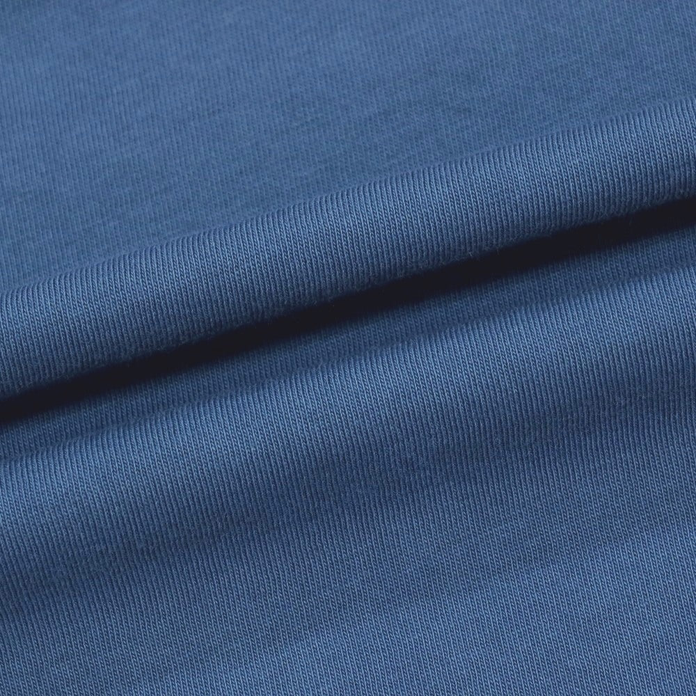 【新品】リプレイ REPLAY コットン RACING GARAGE プリント クルーネック 半袖Tシャツ ダルブルー【サイズM】【 状態ランクN 】【 メンズ 】