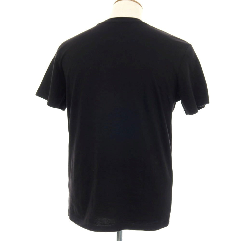 【中古】アイディアブックス IDEA BOOKS コットン クルーネック 半袖Tシャツ ブラック【サイズM】【 状態ランクA 】【 メンズ 】