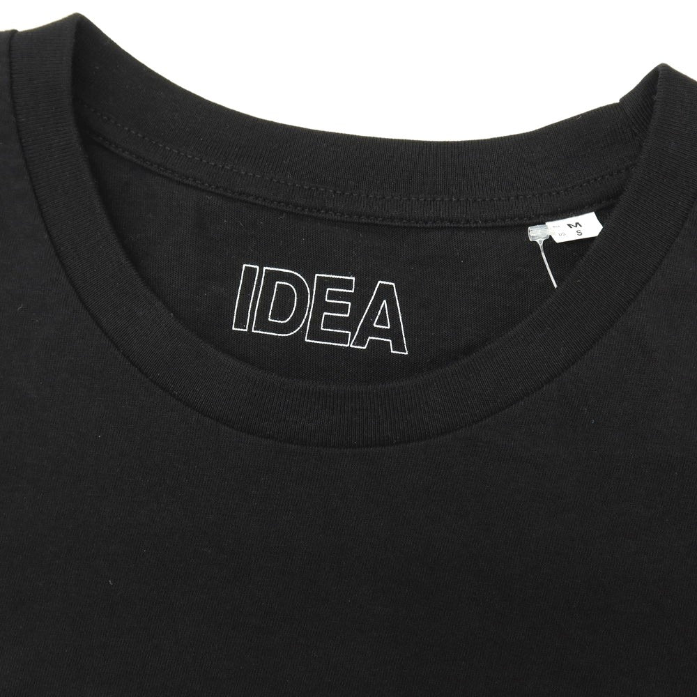 【中古】アイディアブックス IDEA BOOKS コットン クルーネック 半袖Tシャツ ブラック【サイズM】【 状態ランクA 】【 メンズ 】