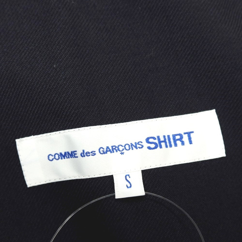 【中古】コムデギャルソンシャツ COMME des GARCONS SHIRT 2023年秋冬 ウール オーバーオール ネイビー【サイズS】【 状態ランクB 】【 メンズ 】