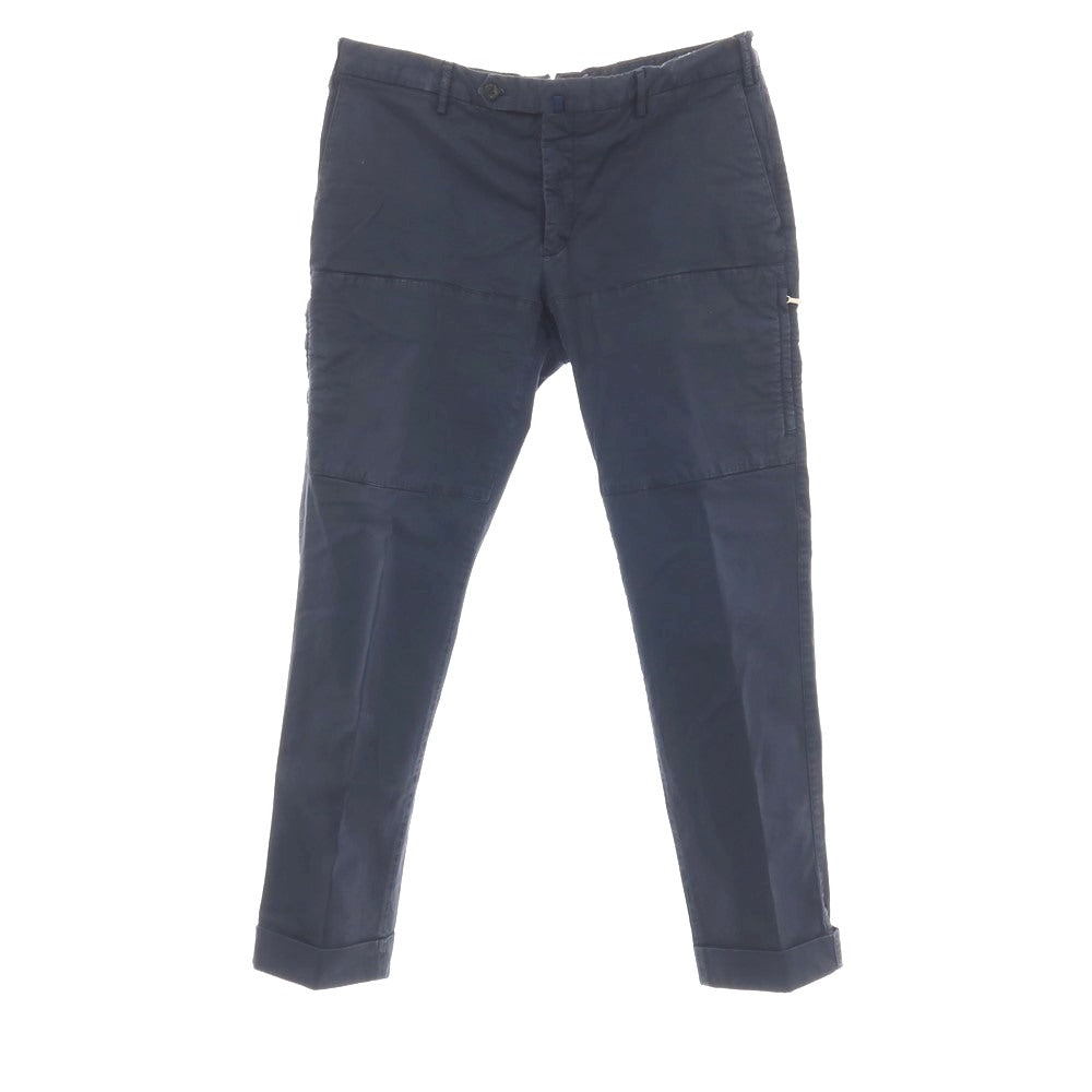 【中古】インコテックス INCOTEX ストレッチ コットン ワークパンツ ネイビー【サイズ50】【 状態ランクC 】【 メンズ 】