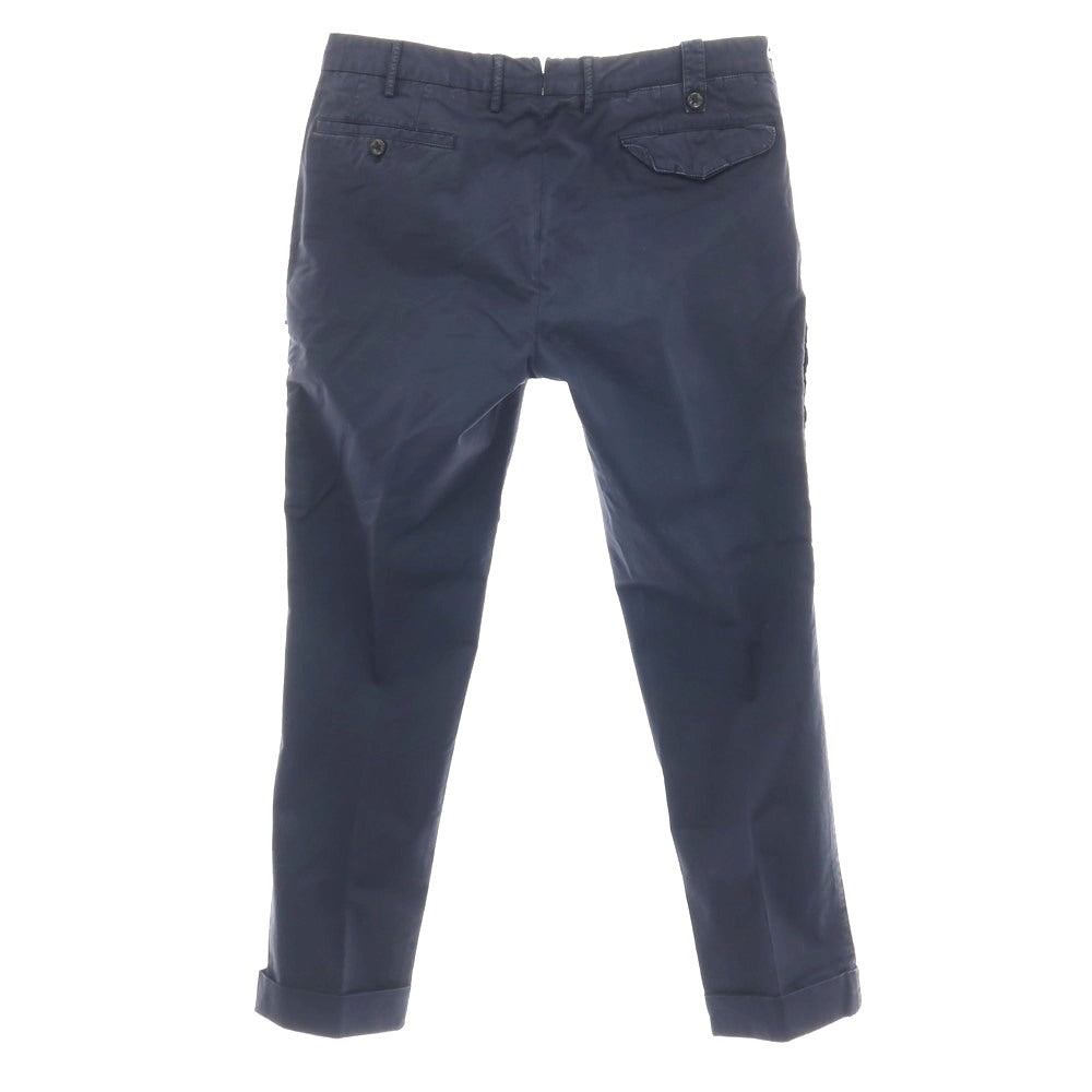 【中古】インコテックス INCOTEX ストレッチ コットン ワークパンツ ネイビー【サイズ50】【 状態ランクC 】【 メンズ 】