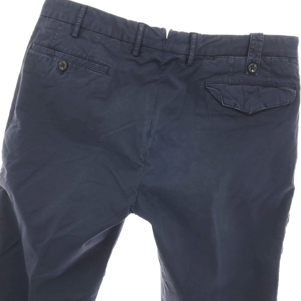 【中古】インコテックス INCOTEX ストレッチ コットン ワークパンツ ネイビー【サイズ50】【 状態ランクC 】【 メンズ 】