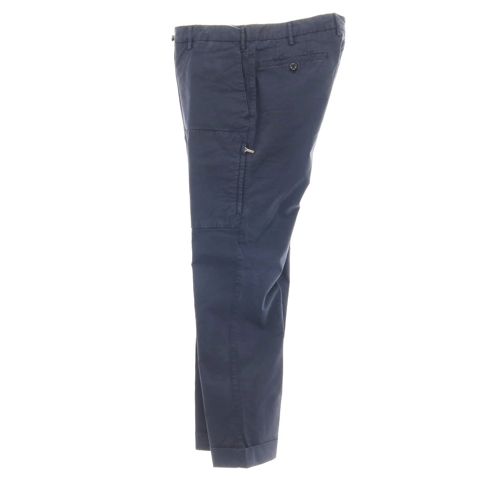【中古】インコテックス INCOTEX ストレッチ コットン ワークパンツ ネイビー【サイズ50】【 状態ランクC 】【 メンズ 】