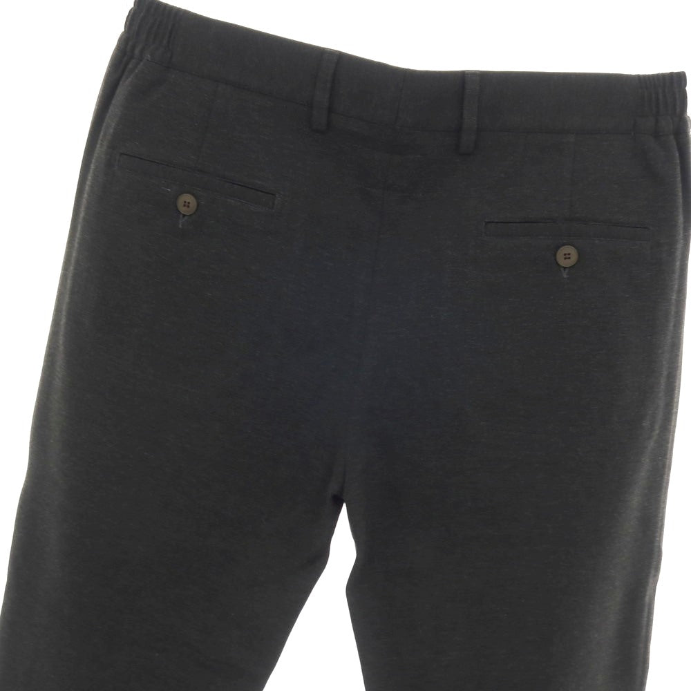 【中古】ベルナルド ジュスティ BERNARDO GIUSTI SUPERB レーヨンナイロン ジャージー イージーパンツ チャコールグレー【サイズ50】【 状態ランクA 】【 メンズ 】