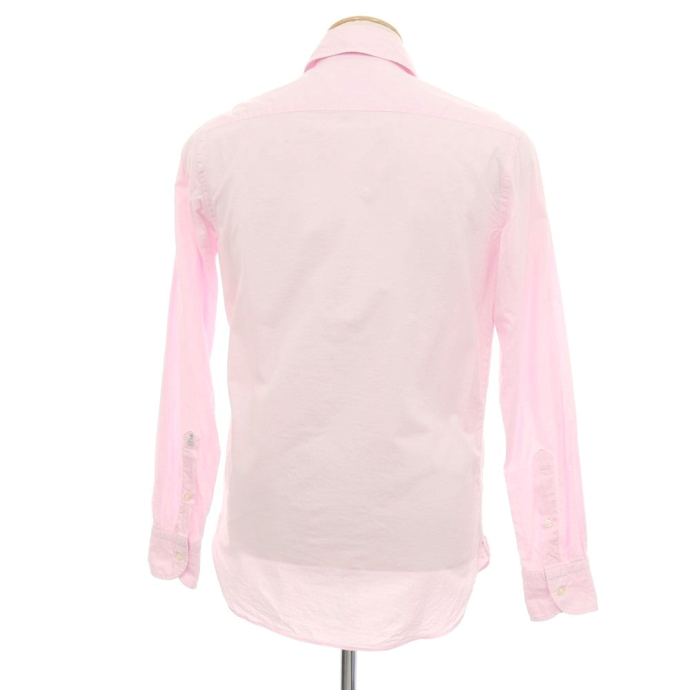 【中古】ギローバー GUY ROVER コットン セミワイドカラー ドレスシャツ ピンク【サイズS】【 状態ランクC 】【 メンズ 】