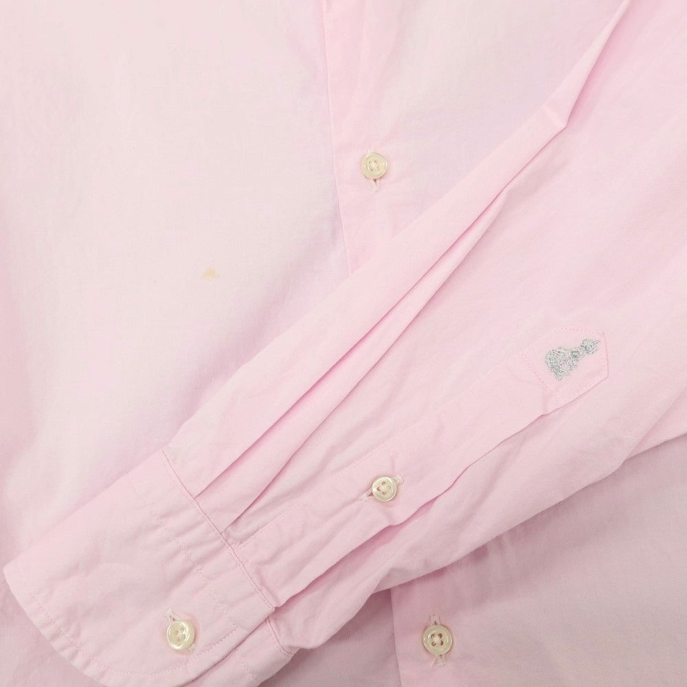 【中古】ギローバー GUY ROVER コットン セミワイドカラー ドレスシャツ ピンク【サイズS】【 状態ランクC 】【 メンズ 】