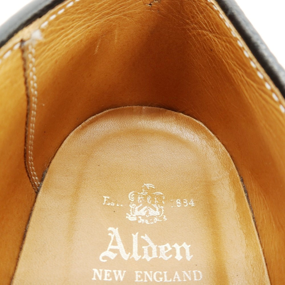 【中古】オールデン ALDEN 7135Y コードバン レザー スプリットトゥ ブラック【 サイズ7E 】【 状態ランクB 】【 メンズ 】