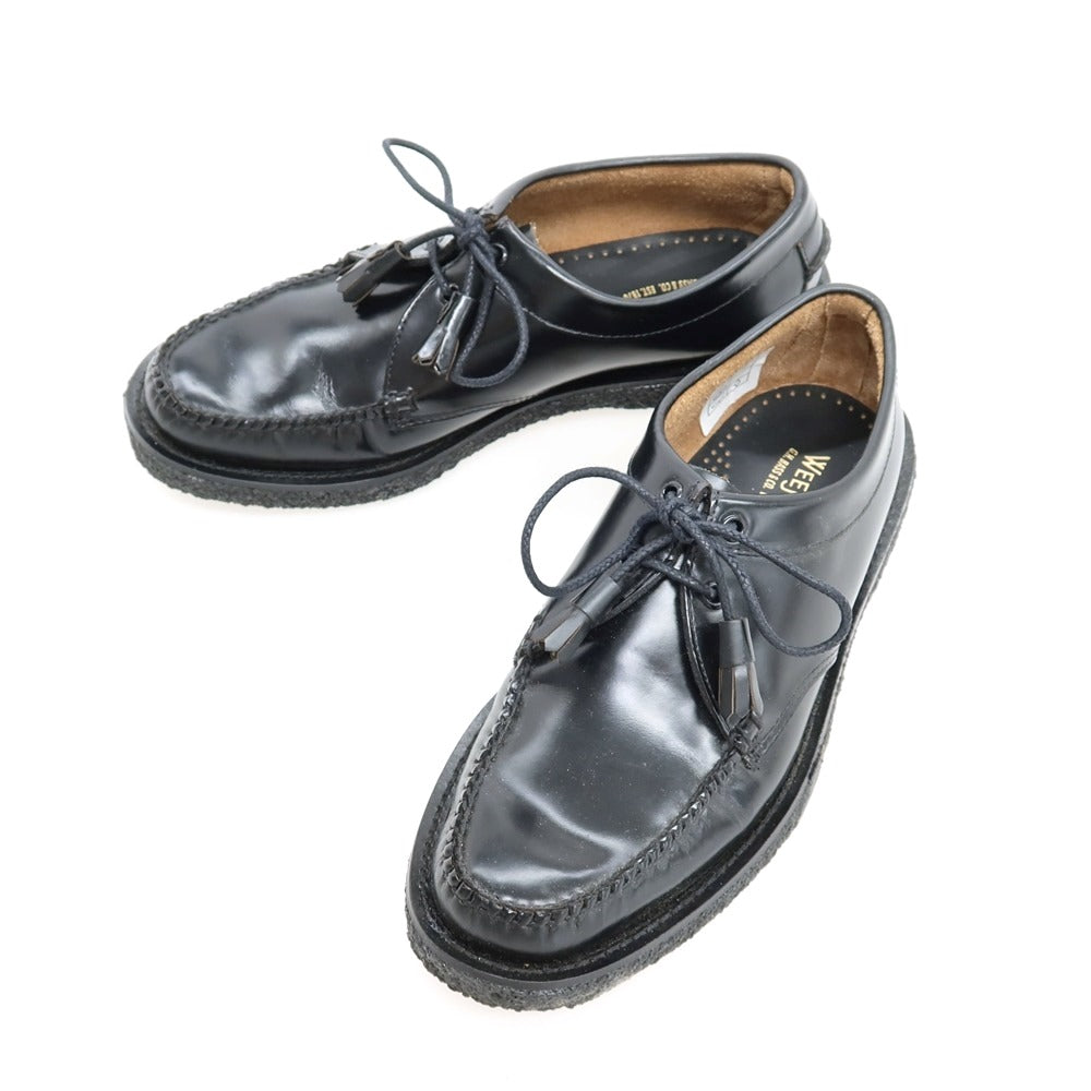 【中古】ジーエイチバス G.H.BASS&CO. CREPE TIE ガラスレザー ドレスシューズ ブラック【サイズ41】【 状態ランクB 】【 メンズ 】