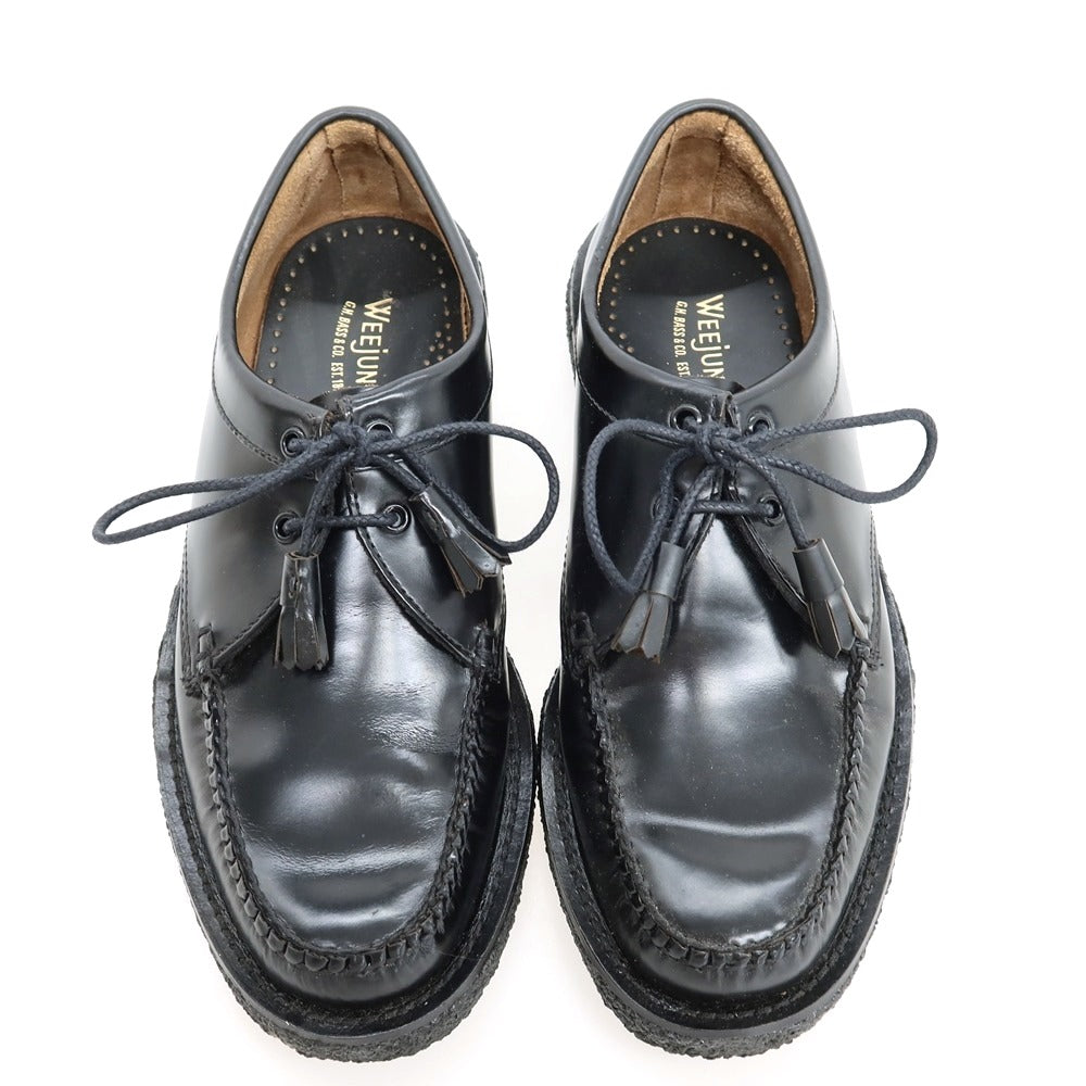 【中古】ジーエイチバス G.H.BASS&CO. CREPE TIE ガラスレザー ドレスシューズ ブラック【サイズ41】【 状態ランクB 】【 メンズ 】