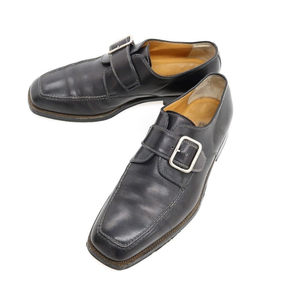 【中古】ステファノ ビ STEFANOBI カーフ ドレスシューズ ブラック【サイズ6 1/2】【 状態ランクB 】【 メンズ 】