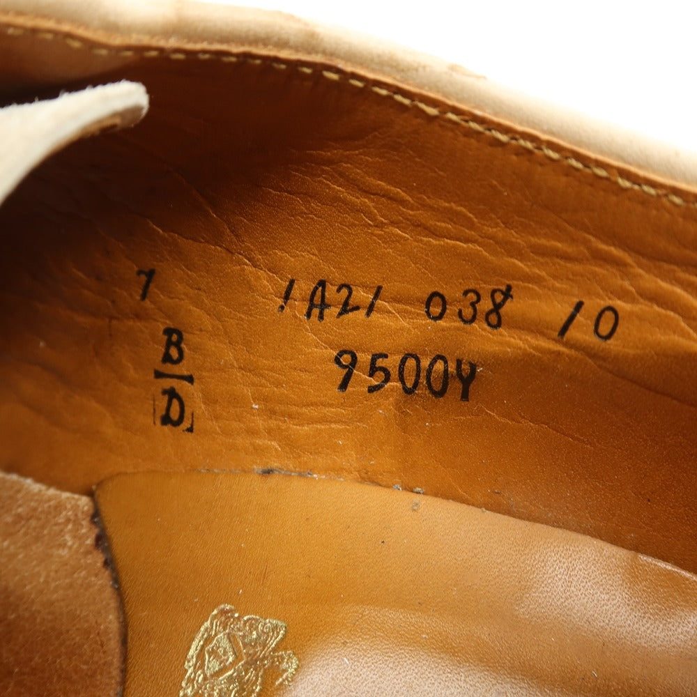 【中古】オールデン ALDEN ×SHIPS スエード ドレスシューズ サンドベージュ【サイズ7D】【 状態ランクD 】【 メンズ 】