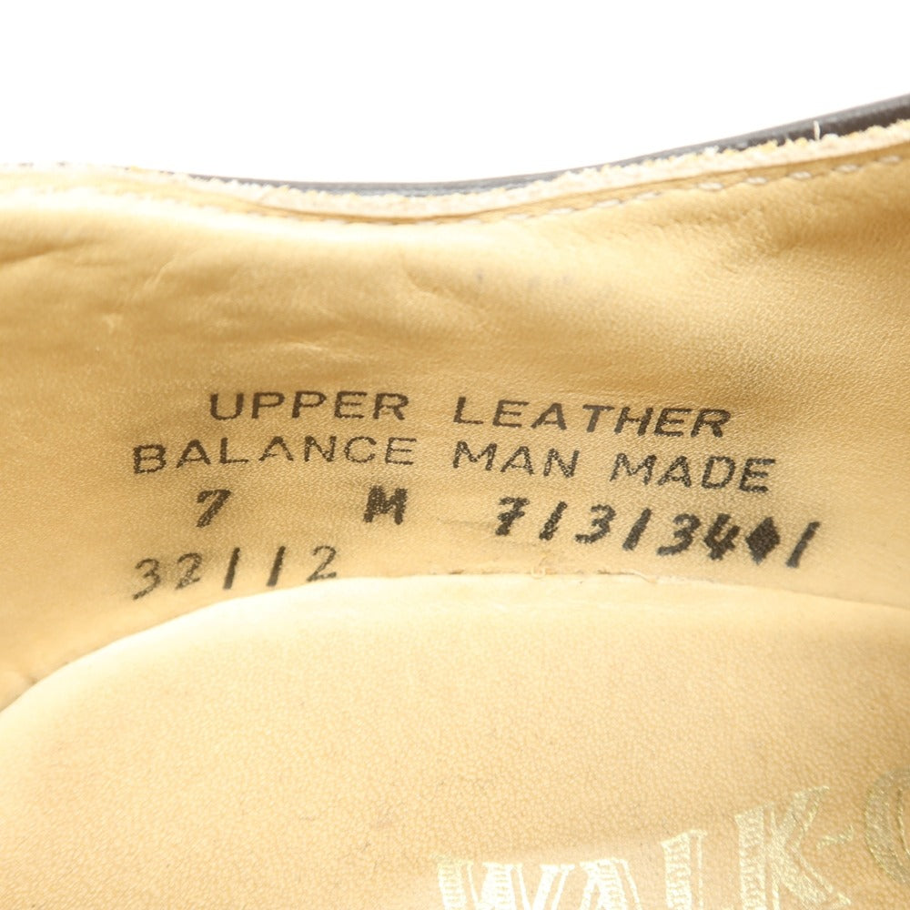 【中古】ウォークオーバー WALK OVER スエードレザー ドレスシューズ グレーxブラウン【サイズ7】【 状態ランクC 】【 メンズ 】