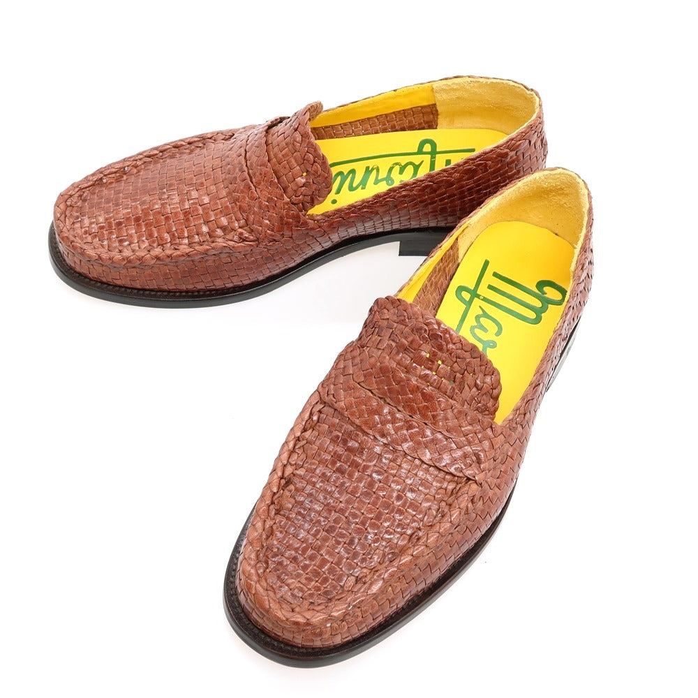 【中古】【未使用】マルニ MARNI レザー ローファー ライトブラウン【サイズ40】【 状態ランクS 】【 メンズ 】