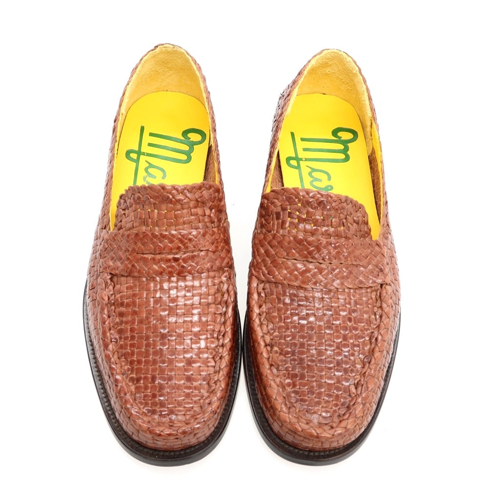 【中古】【未使用】マルニ MARNI レザー ローファー ライトブラウン【サイズ40】【 状態ランクS 】【 メンズ 】