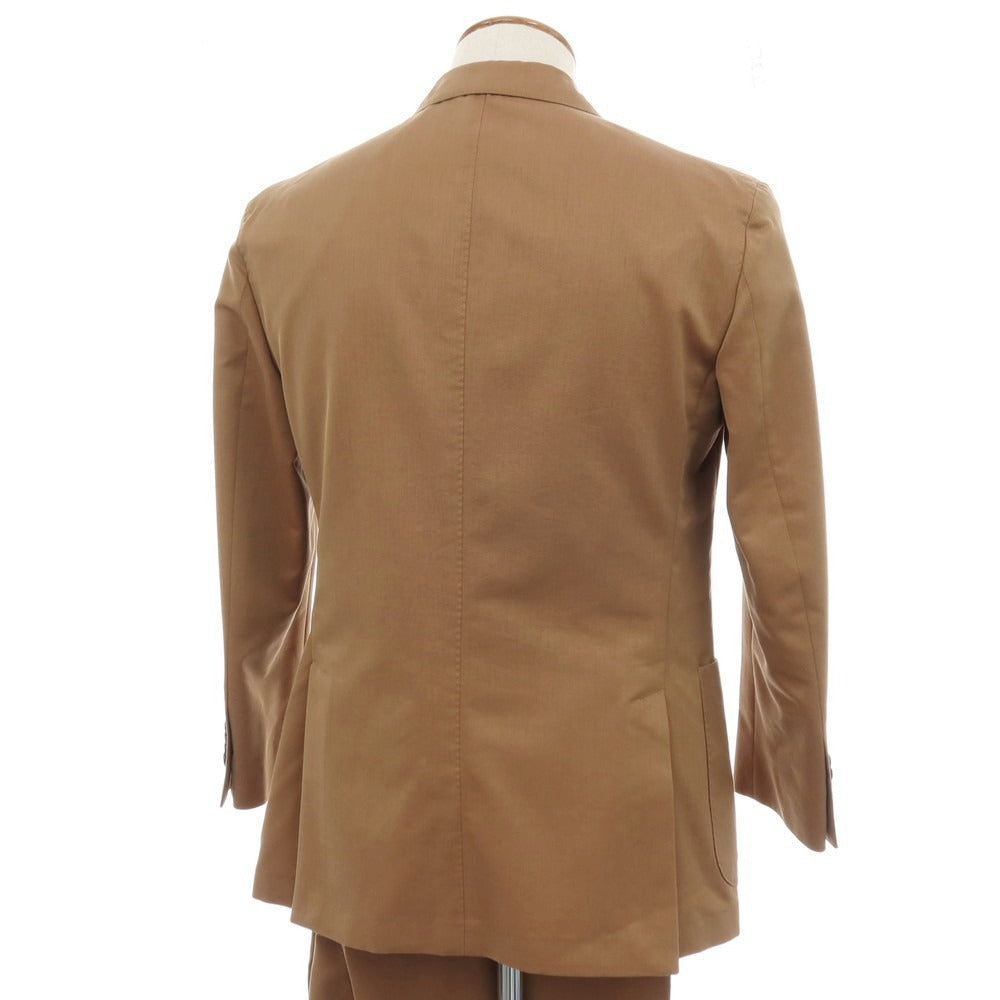 【中古】ボリオリ BOGLIOLI K.JACKET ウールコットン ダブルスーツ オレンジブラウン【サイズ上46/下48】【 状態ランクA 】【 メンズ 】