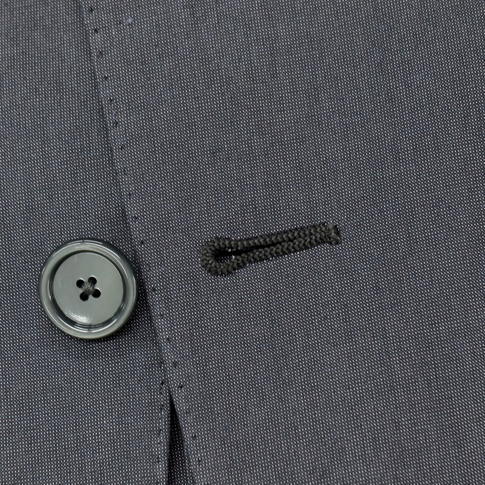 【中古】ノーブランド no brand コットン 2つボタンスーツ グレー【サイズ上46/下48】【 状態ランクA 】【 メンズ 】