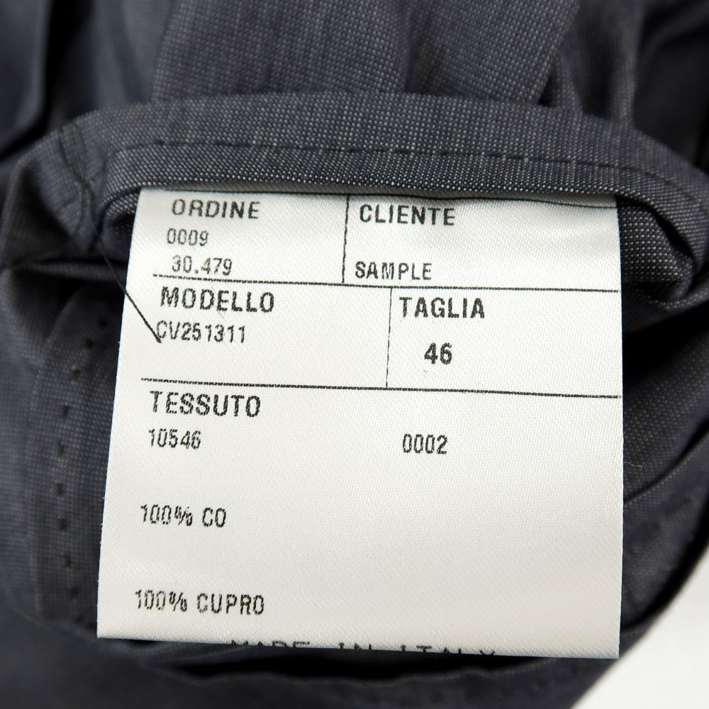 【中古】ノーブランド no brand コットン 2つボタンスーツ グレー【サイズ上46/下48】【 状態ランクA 】【 メンズ 】