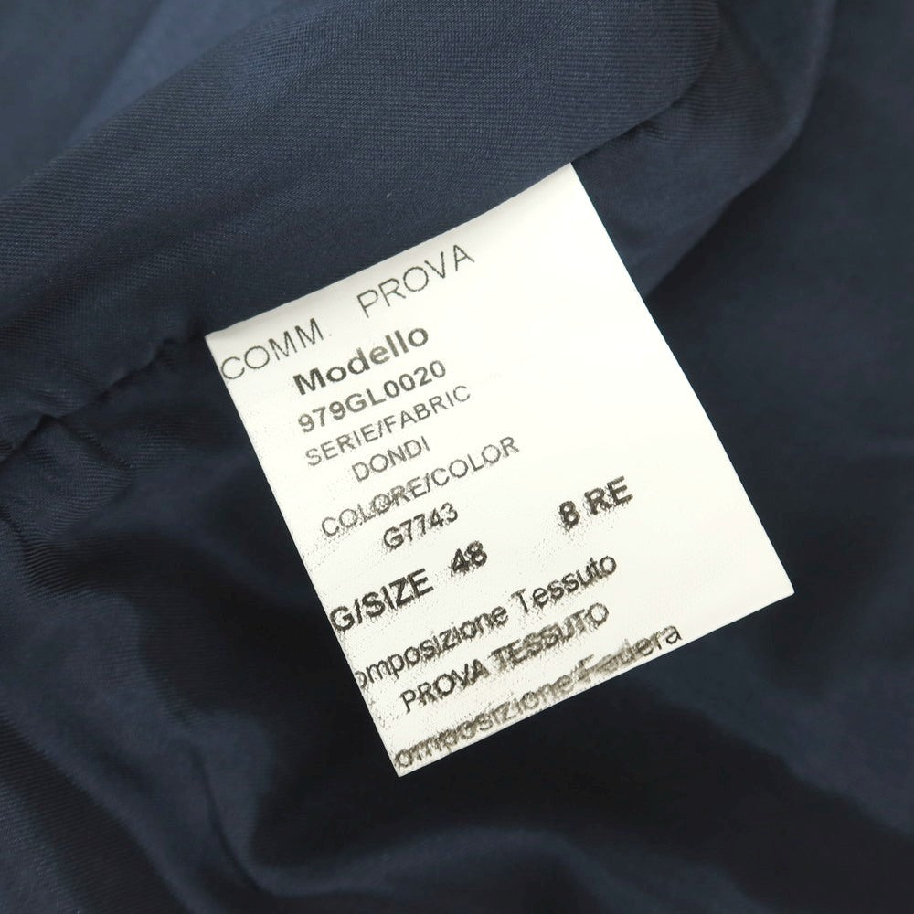 【中古】イレブンティ eleventy ウール系 ダブル6B ドレス系ジレ ベスト ネイビー【サイズ48】【 状態ランクB 】【 メンズ 】
