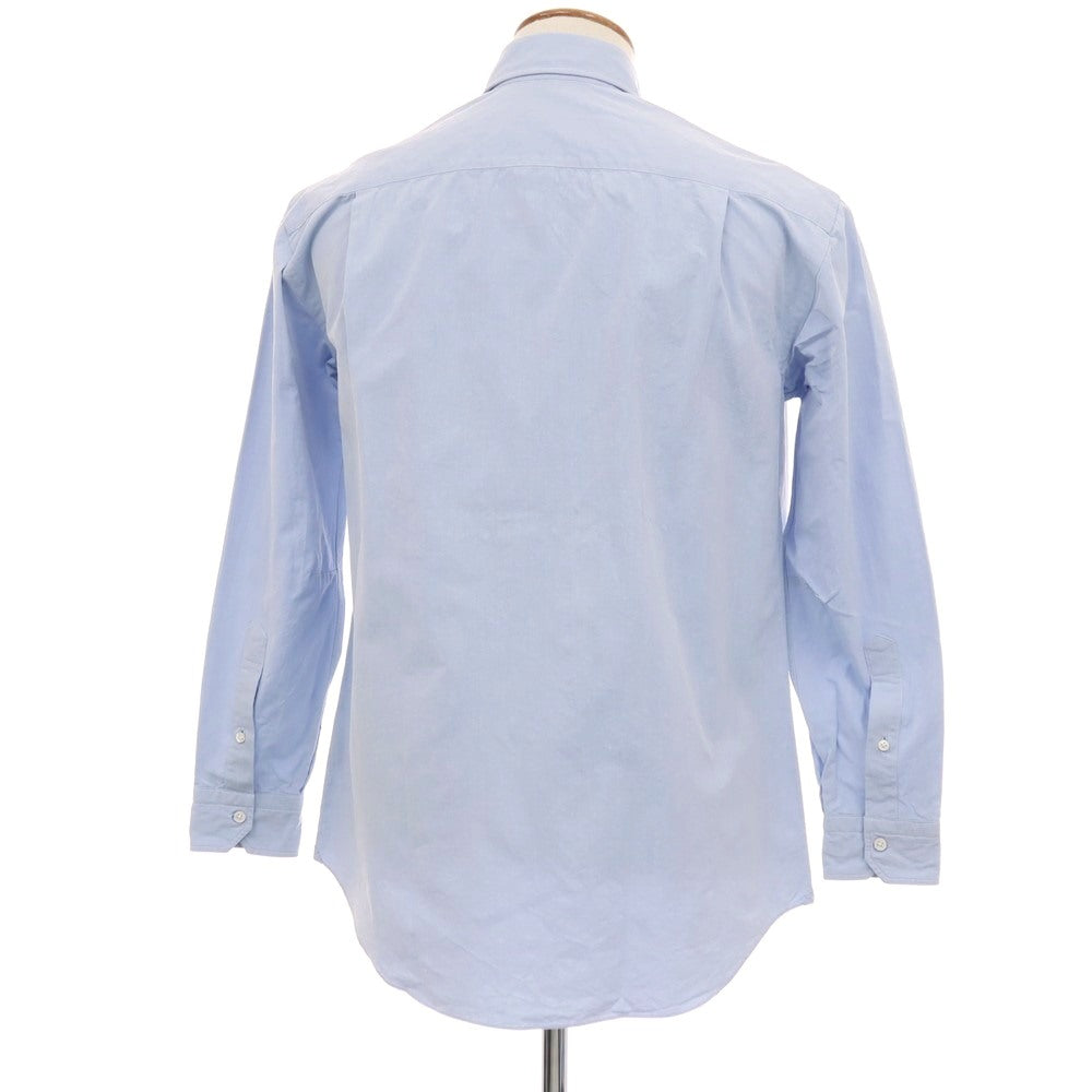 【中古】サルヴァトーレピッコロ Salvatore Piccolo コットン ボタンダウン カジュアルシャツ サックス【サイズM】【 状態ランクC 】【 メンズ 】