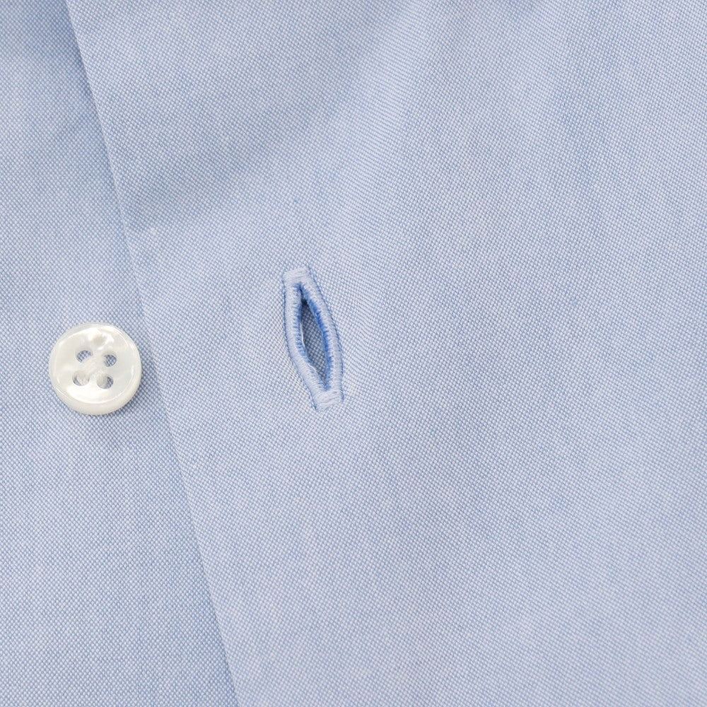 【中古】サルヴァトーレピッコロ Salvatore Piccolo コットン ボタンダウン カジュアルシャツ サックス【サイズM】【 状態ランクC 】【 メンズ 】