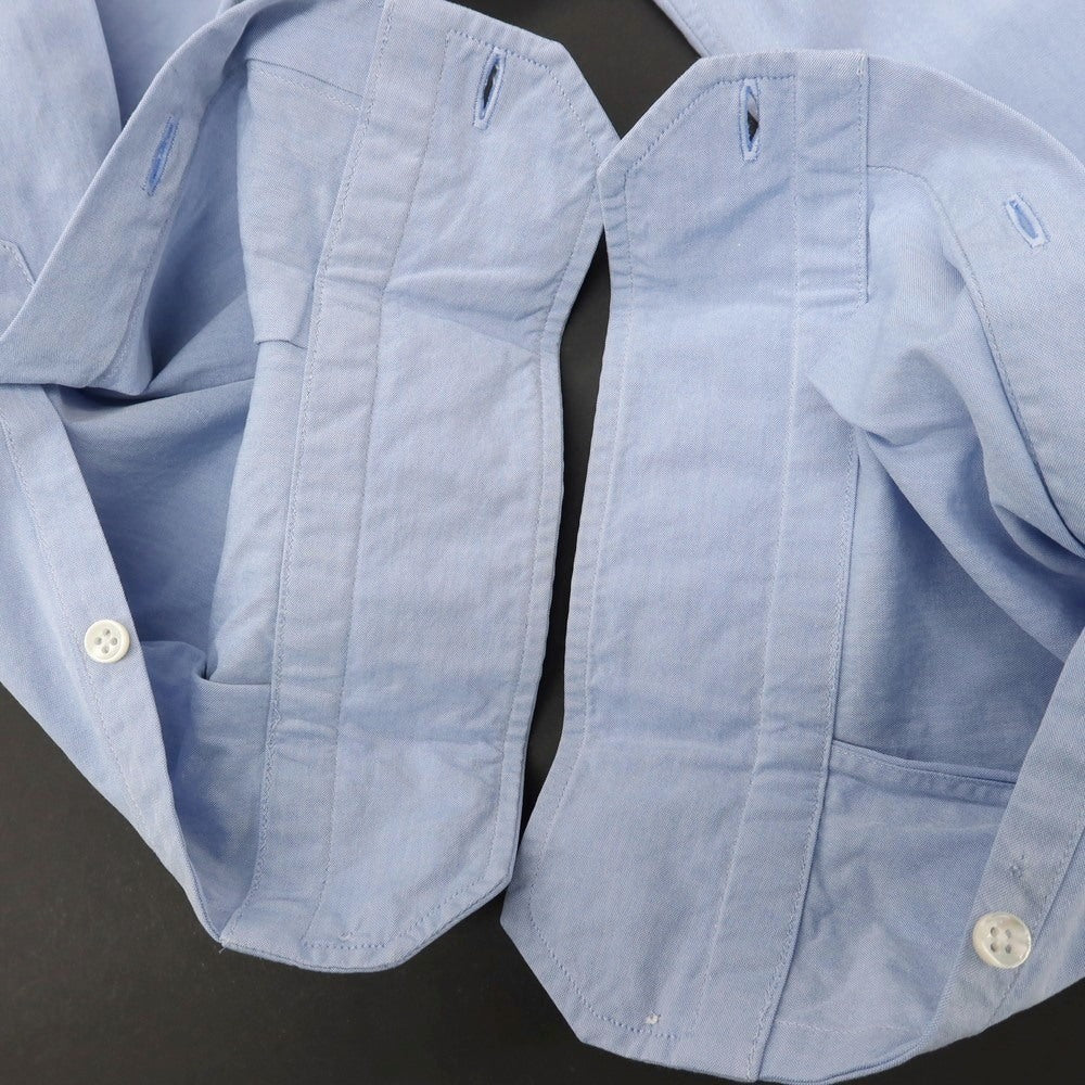 【中古】サルヴァトーレピッコロ Salvatore Piccolo コットン ボタンダウン カジュアルシャツ サックス【サイズM】【 状態ランクC 】【 メンズ 】