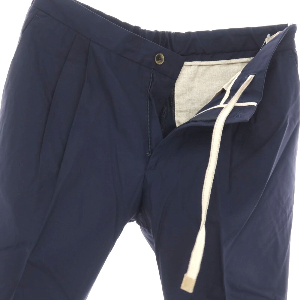 【中古】デヴォレ インチピット DEVORE Incipit LEISURE 2 バイオセラミックコットン イージースラックスパンツ ネイビー【サイズ48】【 状態ランクB 】【 メンズ 】