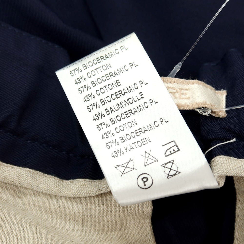 【中古】デヴォレ インチピット DEVORE Incipit LEISURE 2 バイオセラミックコットン イージースラックスパンツ ネイビー【サイズ48】【 状態ランクB 】【 メンズ 】