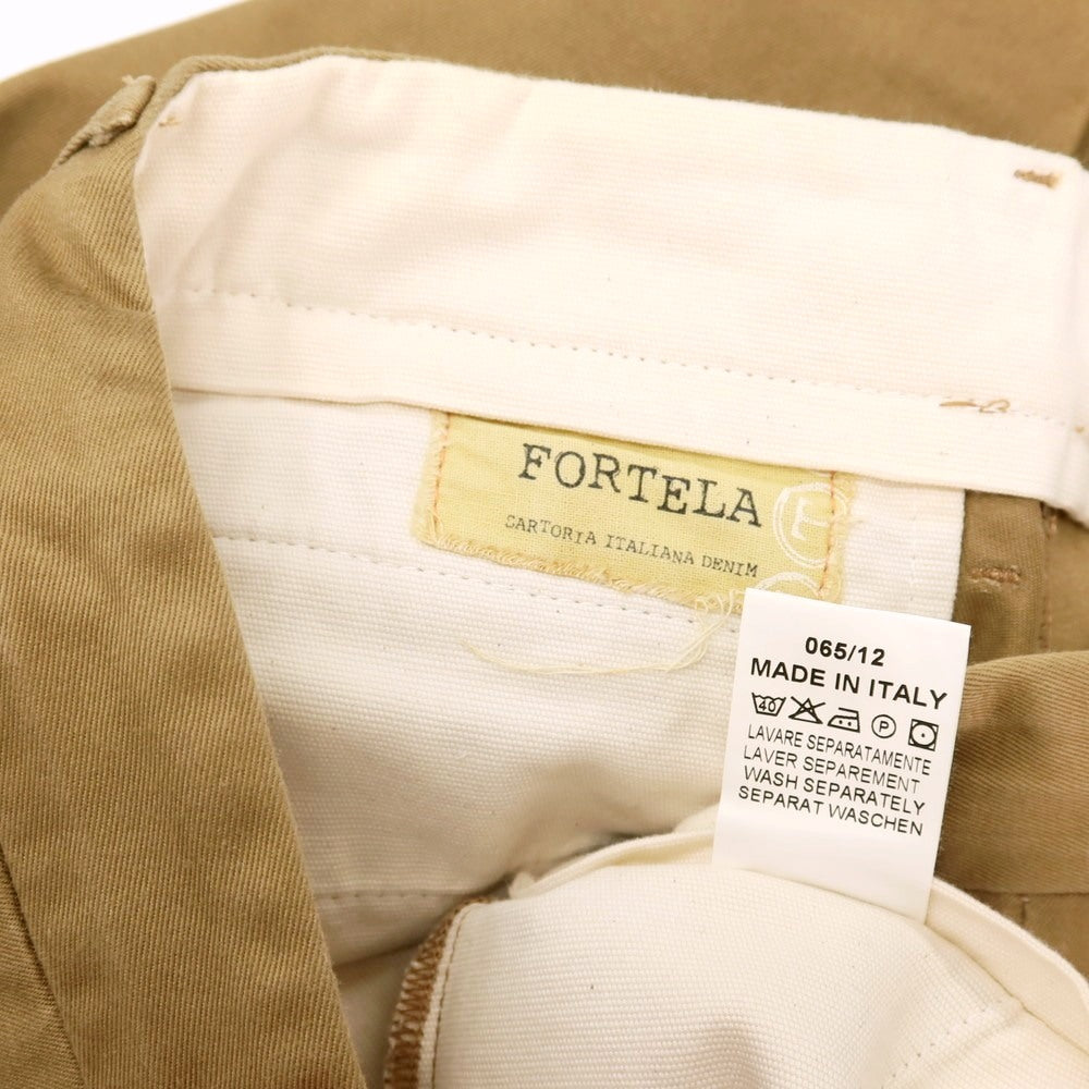 【中古】フォルテラ FORTELA PENCE コットン チノパンツ ライトブラウン【サイズ33】【 状態ランクB 】【 メンズ 】